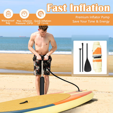 Inflatable Stand Up Paddle Board 320x75cm, 150kg