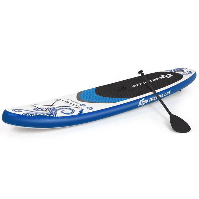 Nafukovací paddleboard s ovládáním pro surfing 325/335 x 76 x 16 cm, modrá-L