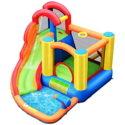 Aufblasbarer Wasserpark mit Rutsche, Pool, Gebläse