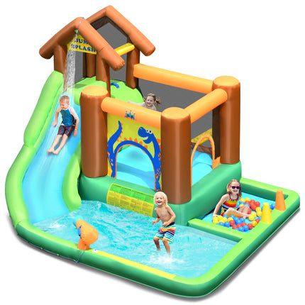 Aufblasbarer Wasserpark mit Rutsche, 368x303x230 cm