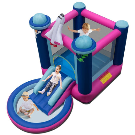 Aufblasbare Wasserrutsche Hüpfburg für Kinder, 207x393x270 cm
