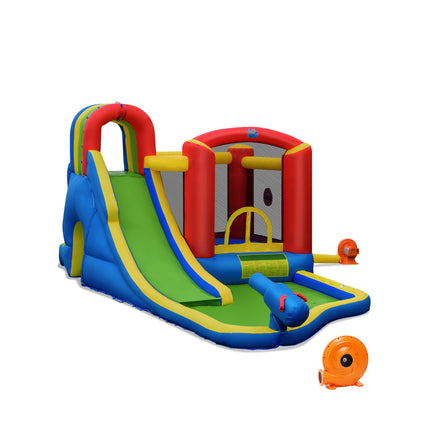 Inflatable Water Slide Bounce House with Blower, 19 Ft