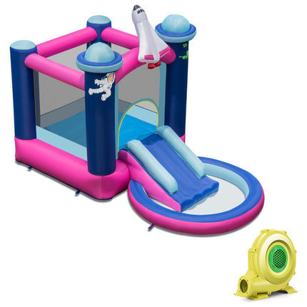 Aufblasbare Wasserrutsche Hüpfburg mit Pool, Gebläse