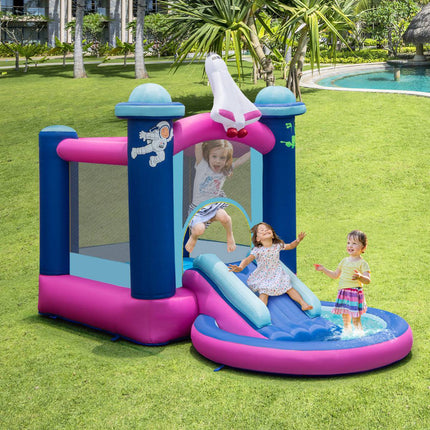 Aufblasbare Wasserrutsche Hüpfburg mit Pool, Gebläse