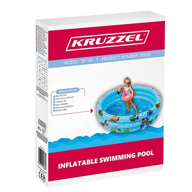 Aufblasbarer Pool für Kinder - Planschbecken Kruzzel 20932 