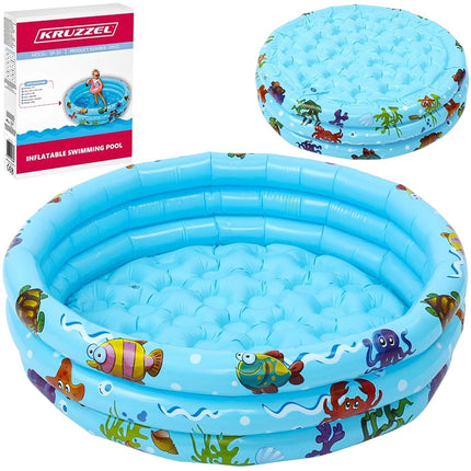Aufblasbarer Pool für Kinder - Planschbecken Kruzzel 20932 