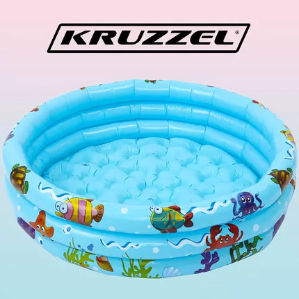Aufblasbarer Pool für Kinder - Planschbecken Kruzzel 20932 