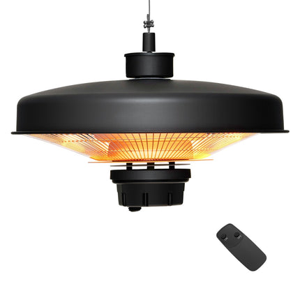 Infrarot-Deckenheizstrahler 2000W, Fernbedienung, IP65