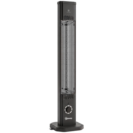 Infrared Patio Heater 2000W, Carbon Fiber, Remote Control