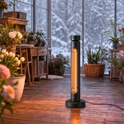 Infrared Patio Heater 2000W, Oscillating, Remote Control