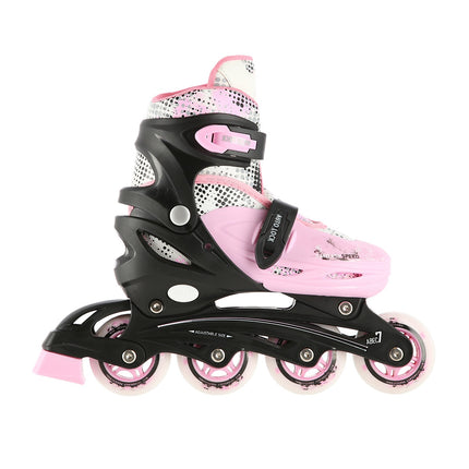 Inlineskates/Rollschuhe, 4-in-1, Rosa, Größe S (31-34)