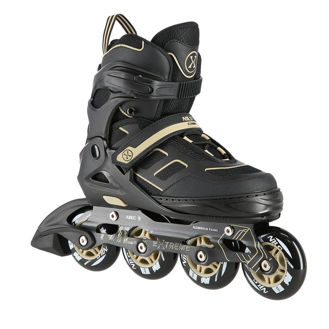 Inline Skates, Black-Beige, Size S