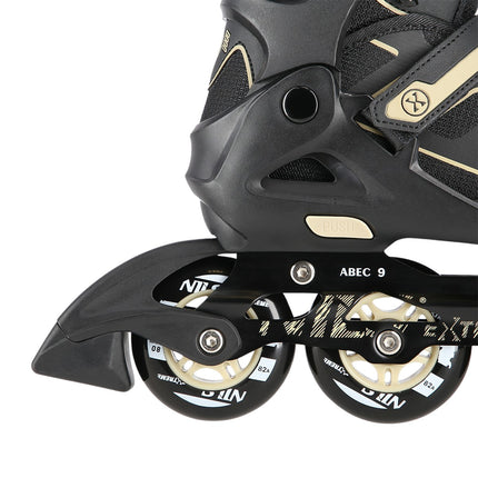 Inline Skates, Black-Beige, Size S