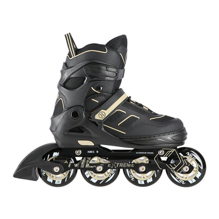 Inline Skates, Black-Beige, Size S