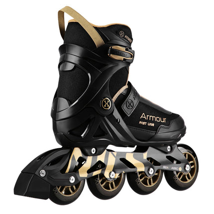 Inline Skates, Black Gold, Size 45