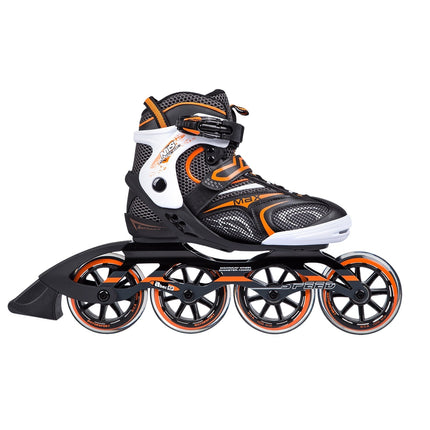 Inline Skates, Black-Orange, Size 39