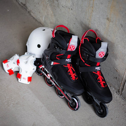 Inlineskates, Schwarz, Größe 39, verstellbar
