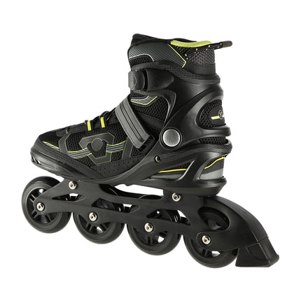 Inline Skates, Black-Yellow, Size 42