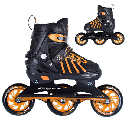Inline Skates, Orange, Size M (34-38)