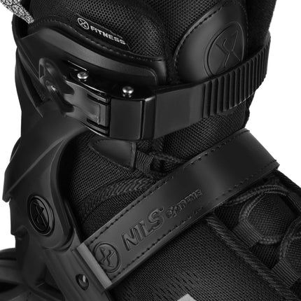 Inlineskates Größe 38, Aluminiumrahmen, ABEC 7, Bremse