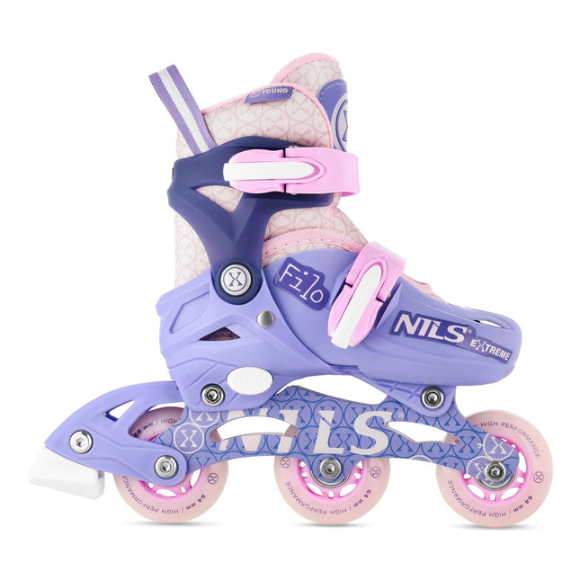 Inline skates, violet, maat XS (26-29)