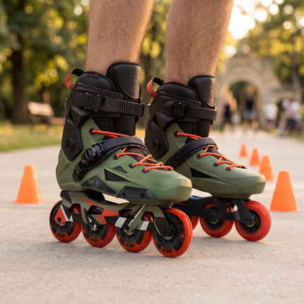 Inline Slalom Skates, Size 39, 80mm PU Wheels