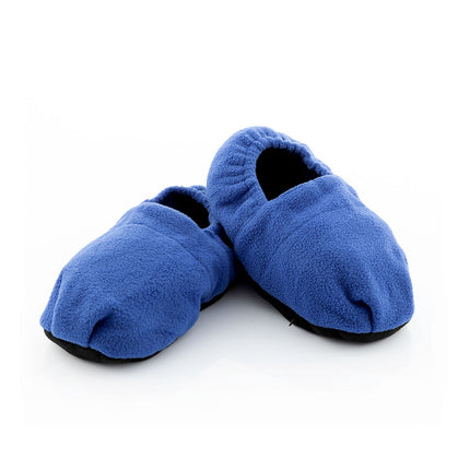 InnovaGoods Double Sleeved Blanket and Microwavable Slippers, Central Pocket