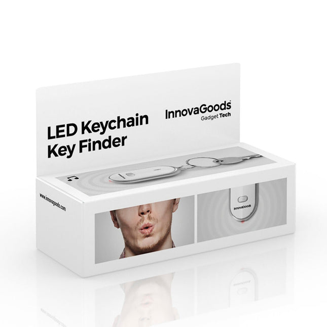 InnovaGoods LED-Schlüsselanhänger-Schlüsselfinder