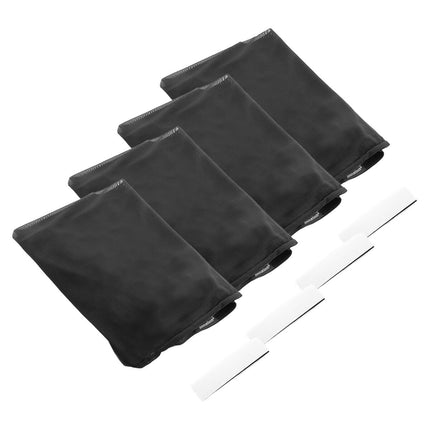 InnovaGoods Mesh Sunshade for Car, Set of 4, UV Protection, 50 x 50 cm, Black