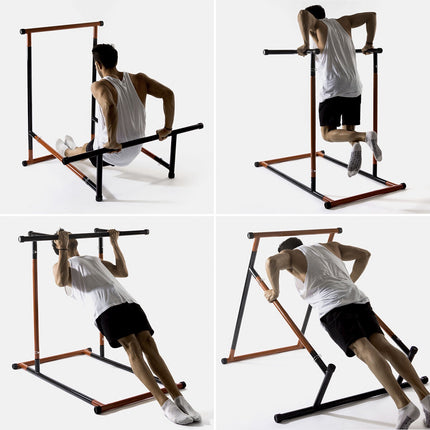 InnovaGoods Pull-Up Station and Glute Resistance Band Belt, Exercise Guide