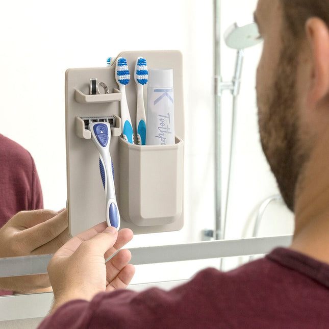 InnovaGoods Silikon-Toilettenartikel-Organizer