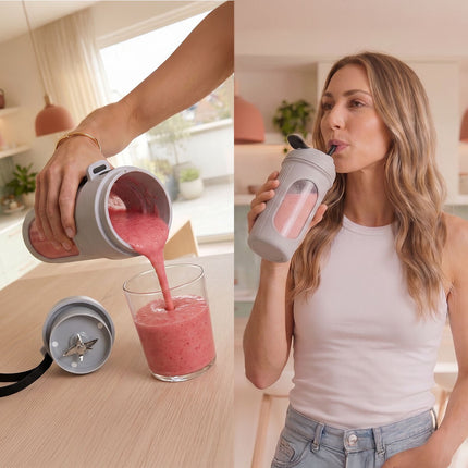InnovaGoods Wellsy Portable Rechargeable Blender 450 ml, USB-C, 40 W