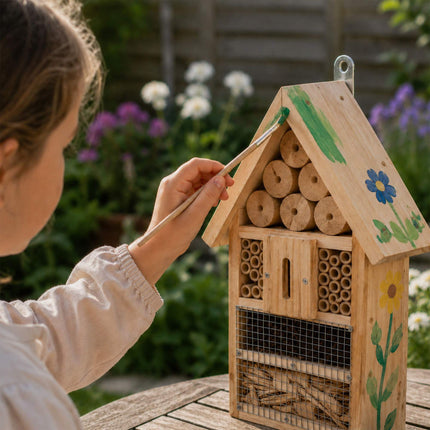 Insektenhotel-Bausatz, Tannenholz & Bambus, 30,5 cm