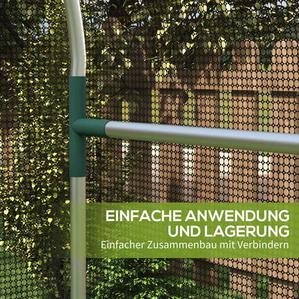 Zahradní ochranná síť proti hmyzu, HDPE, ocelový rám, 1.2x1.2M