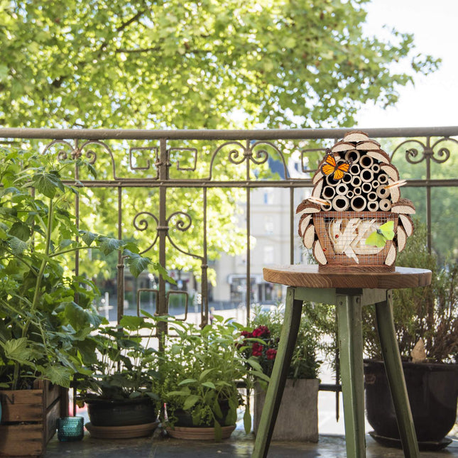 Insect hotel bees