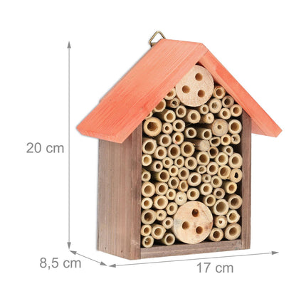 Insect hotel for wild bees