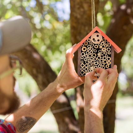 Insect hotel for wild bees
