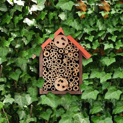 Insect hotel for wild bees