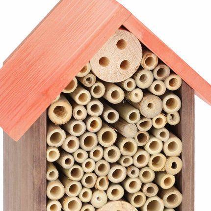 Insect hotel for wild bees