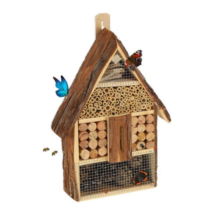 Insect hotel in the form of a house