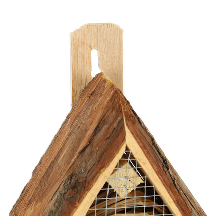 Insect hotel in the form of a house
