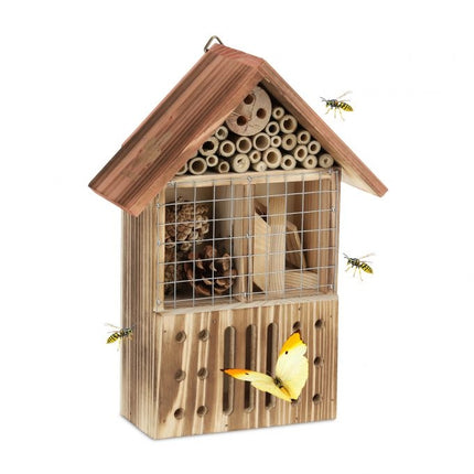 Hôtel à insectes en épicéa
