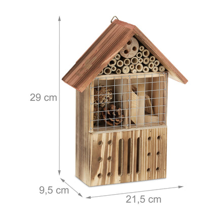 Hôtel à insectes en épicéa