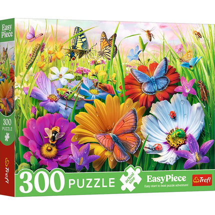 Puzzle Hmyz na louce, 300 dílků, snadné skládání