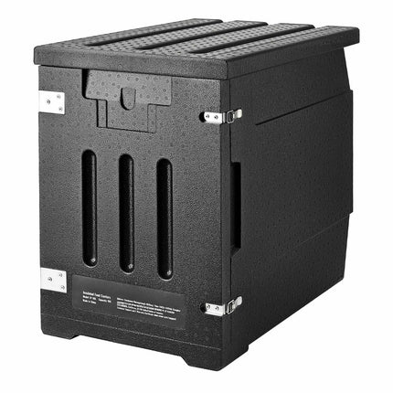 Insulated Food Pan Carrier, 90L Front-Loading Hot Box