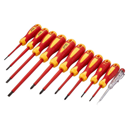 Insulated Screwdriver Set, 11-Piece, 1000V, Tester