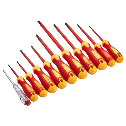 Insulated Screwdriver Set, 11-Piece, 1000V, Tester