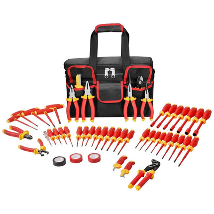 Insulated Screwdriver Set, 50-Piece 1000V with Tester