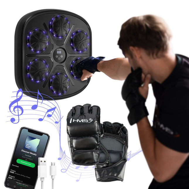 Intelligente Bluetooth boksmachine met handschoenen