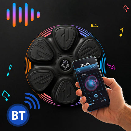 Interaktives Bluetooth-Boxziel mit Handschuhen